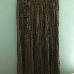Free People Skirt army green